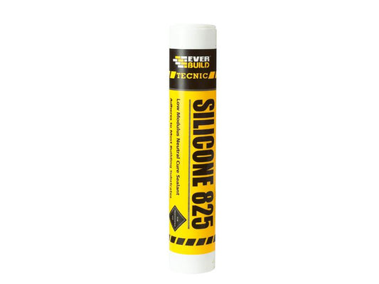 Everbuild Sika 825 Tecnic Silicone 380ml Brick Red EVB825RED