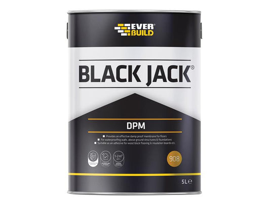 Everbuild Sika Black Jack® 908 D.P.M. 5 litre EVB90805