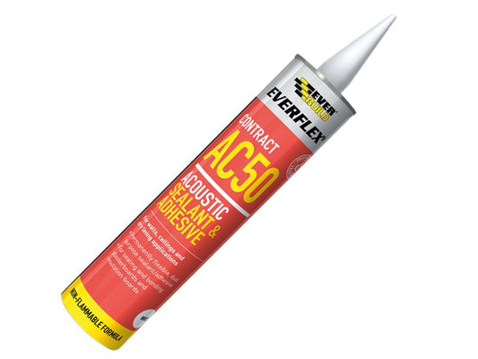 Everbuild Sika Everflex® AC50 Acoustic Sealant & Adhesive 900ml EVBAC50900