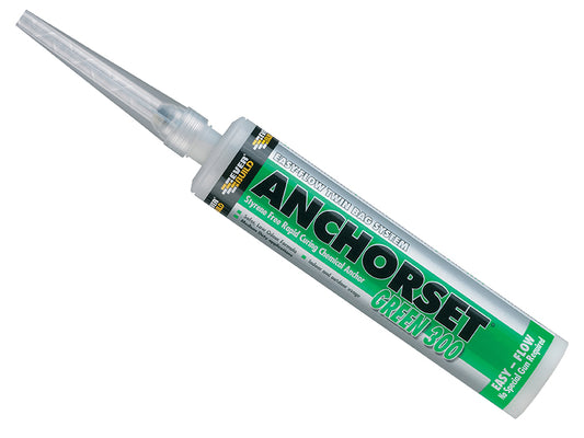Everbuild Sika Green 300 Anchorset Chemical Anchor 300ml EVBANCHGREEN