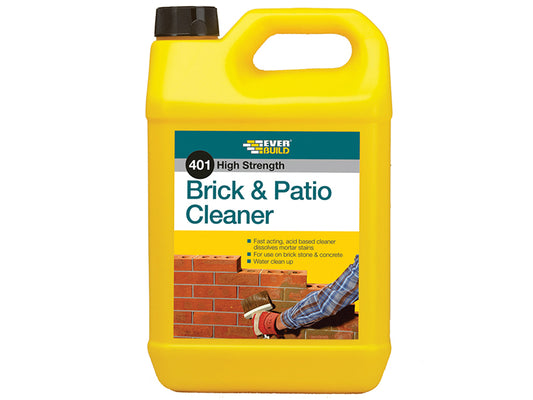 Everbuild Sika 401 Brick & Patio Cleaner 5 litre EVBBC5L