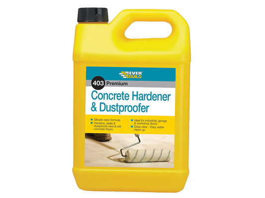 Everbuild Sika 403 Concrete Hardener & Dustproofer 5 litre EVBCHD5L