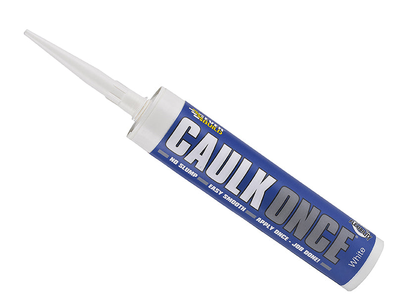 Everbuild Sika Caulk Once White 380ml EVBCONCEWHC4