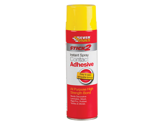 Everbuild Sika Stick 2 Spray Contact Adhesive 500ml EVBCONSPRAY5