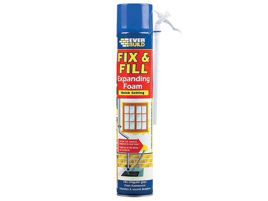 Everbuild Sika Fix & Fill Expanding Foam Filler 750ml EVBEVFF7