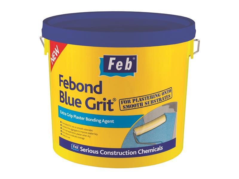 Everbuild Sika Febond Blue Grit® 10 litre EVBFBBLUE10