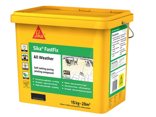 Everbuild Sika Sika® FastFix All Weather Charcoal 15kg EVBFFIXCC15