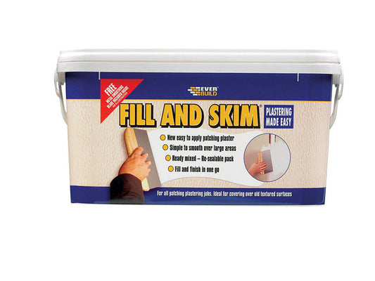 Everbuild Sika Fill & Skim Tub 5 litre EVBFILLSKIM5