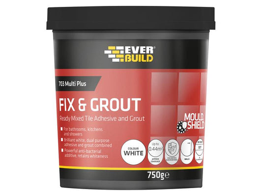 Everbuild Sika 703 Fix & Grout Tile Adhesive 1.5kg EVBFIX01