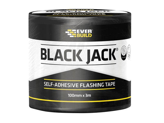 Everbuild Sika Black Jack® Flashing Tape, DIY 100mm x 3m EVBFLDIY100