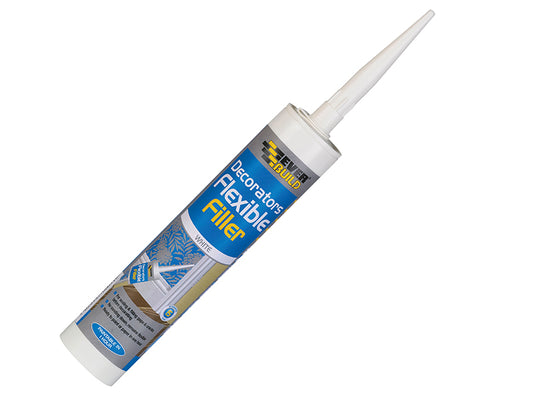 Everbuild Sika Flexible Decorator's Filler White 290ml EVBFLEXWH