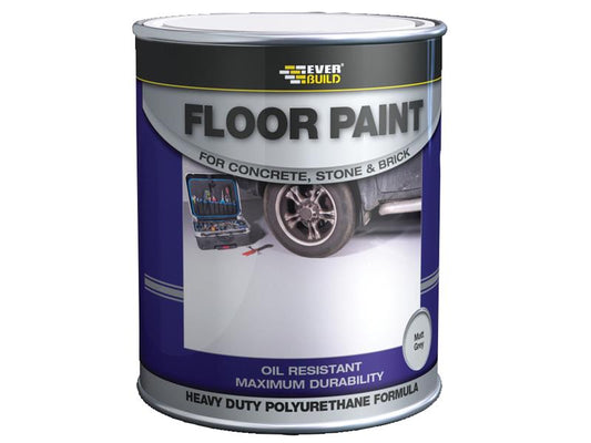 Everbuild Sika Floor Paint Grey 5 litre EVBFLOORGR
