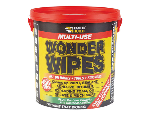 Everbuild Sika Giant Wonder Wipes (Tub 300) EVBGIANTWIPE