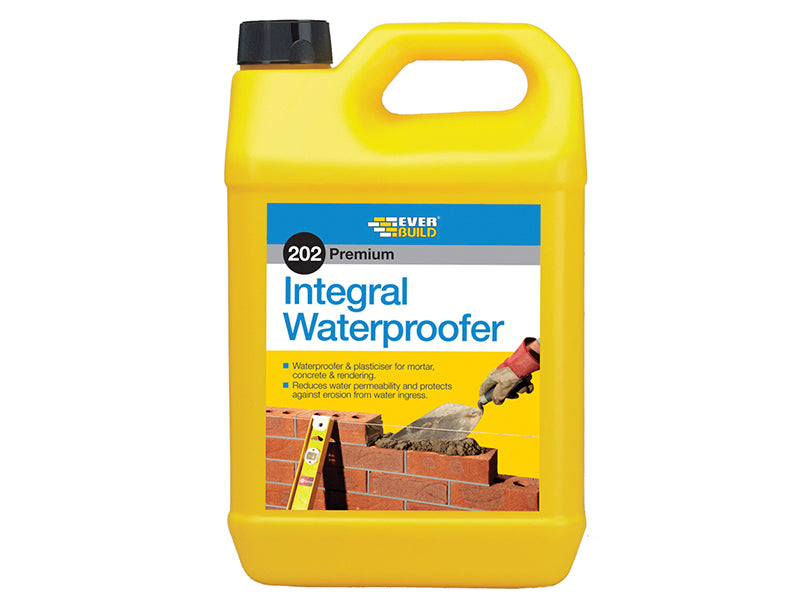 Everbuild Sika 202 Integral Liquid Waterproofer 5 litre EVBILW5L