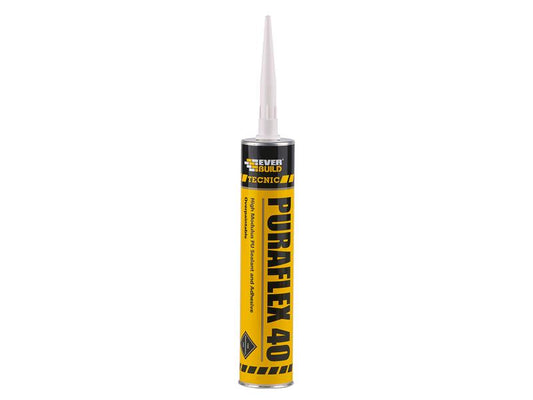 Everbuild Sika Tecnic Puraflex 40 Grey C3 EVBINDPU40GY