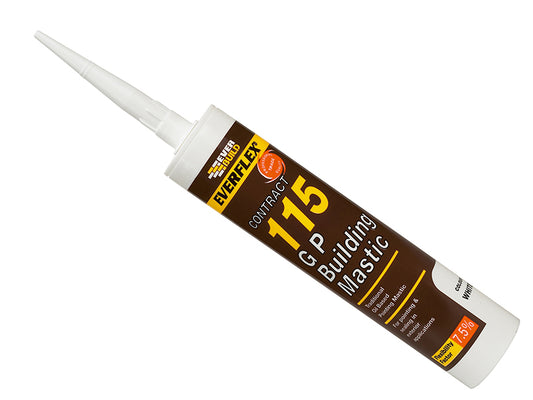 Everbuild Sika Everflex® 115 General Purpose Building Mastic Stone 285ml EVBMASST