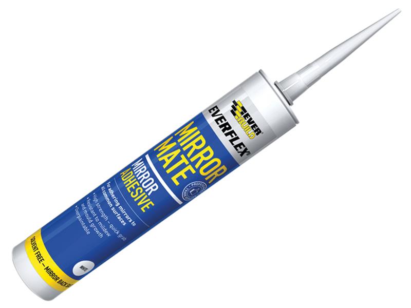 Everbuild Sika Everflex® Mirror Mate Sealant & Adhesive 290ml EVBMIRROR