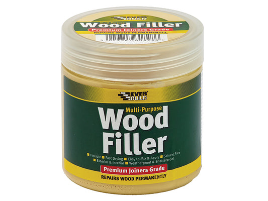 Everbuild Sika Multipurpose Premium Joiners Grade Wood Filler Pine 250ml EVBMPWFP250