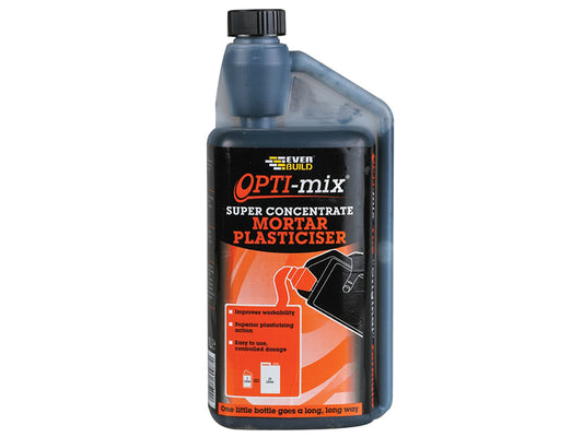 Everbuild Sika Opti-Mix Mortar Plasticiser 1 litre EVBOPTIMIX1