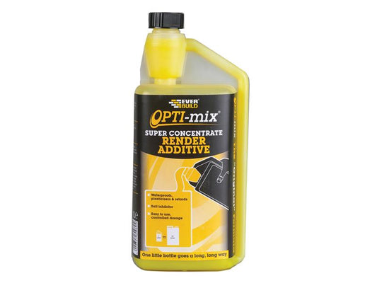 Everbuild Sika Opti-Mix 3-in-1 Render Additive 1 Litre EVBOPTIREND1