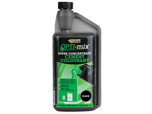 Everbuild Sika Opti-Mix Cement Colourant Black 1 litre EVBOPTITONBK