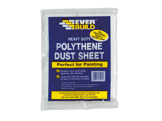 Everbuild Sika Polythene Dust Sheet 3.6 x 2.7m EVBPOLYDS129