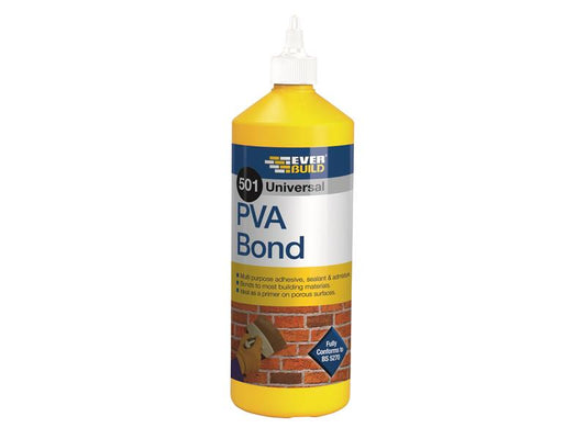 Everbuild Sika 501 Universal PVA Bond 500ml EVBPVA05L