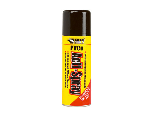 Everbuild Sika PVCu Acti-Spray 200ml EVBPVCACT