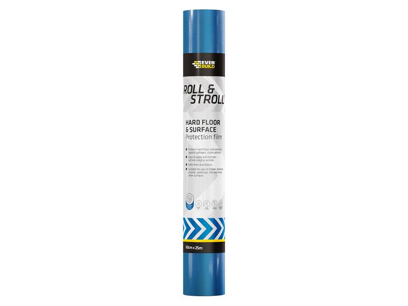 Everbuild Sika Roll & Stroll Hard Surface Protector 600mm x 75m EVBROLHARD75
