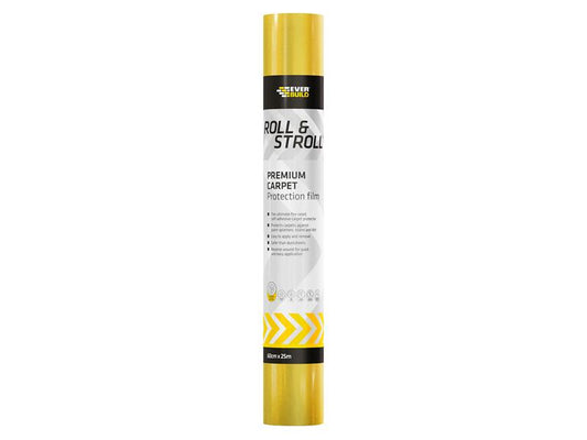 Everbuild Sika Roll & Stroll Premium Carpet Protector 600mm x 75m EVBROLL75
