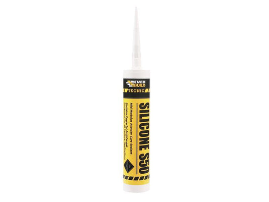 Everbuild Sika Tecnic Silicone S50 Jasmine 310ml EVBS50JAS