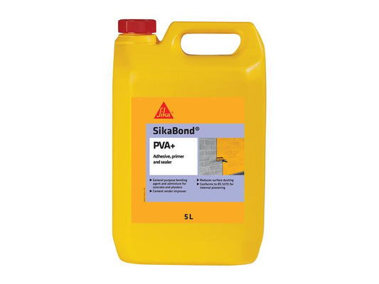 Everbuild Sika Sikabond PVA+ 5 litre EVBSIKAPVA5