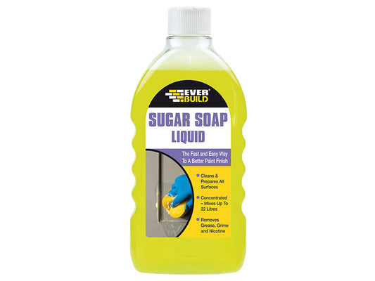 Everbuild Sika Sugar Soap Liquid Concentrate 500ml EVBSOAPLIQ