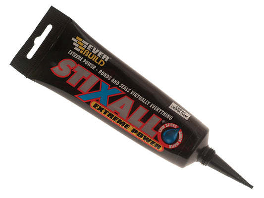 Everbuild Sika Stixall Extreme Power Easi Squeeze Crystal Clear 80ml EVBSTIXESQCL