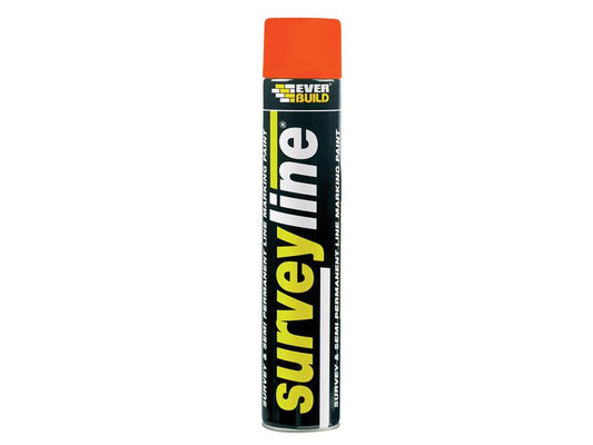 Everbuild Sika Survey Line® Marker Spray Orange 700ml EVBSURVEYOG