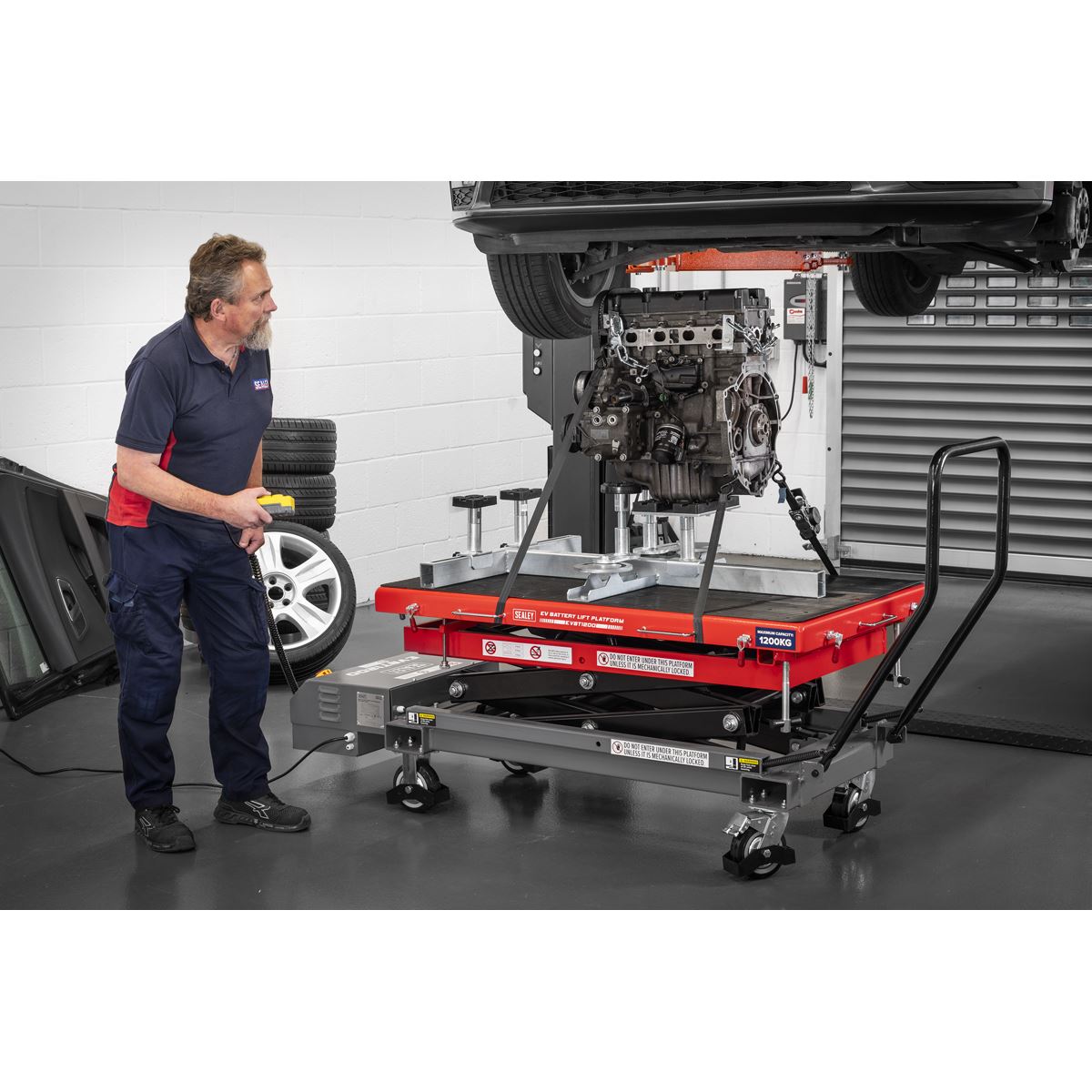 Sealey Lifting Platform Adaptor Engines Transmissions Fits Jack Saddles EVBT05