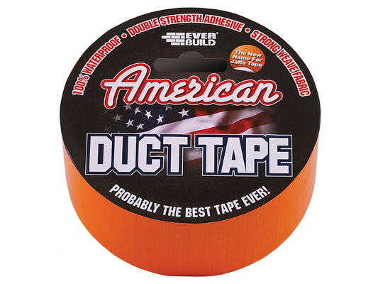 Everbuild Sika American Duct Tape 50mm x 25m Orange EVBUSDTO25M