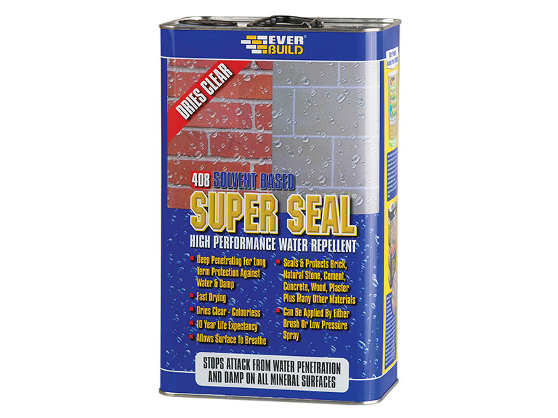 Everbuild Sika 408 Super Seal (Exterior Wall Seal) 5 Litre EVBWALLSEAL5