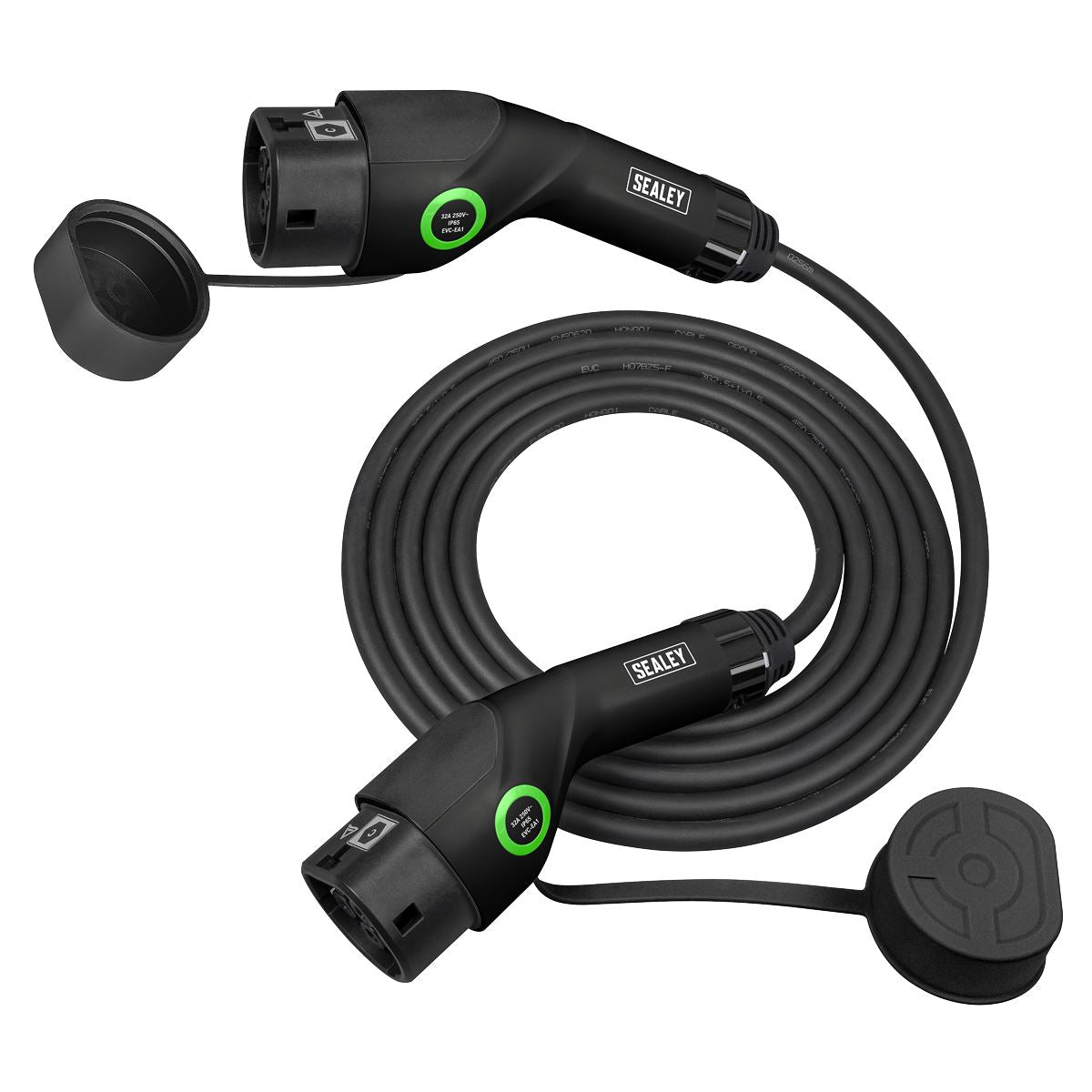 Sealey 5m Type 2 to 2 Eelectric Vehicle Charging Cable 32A 7.4KW 1Ph EVCC227KW
