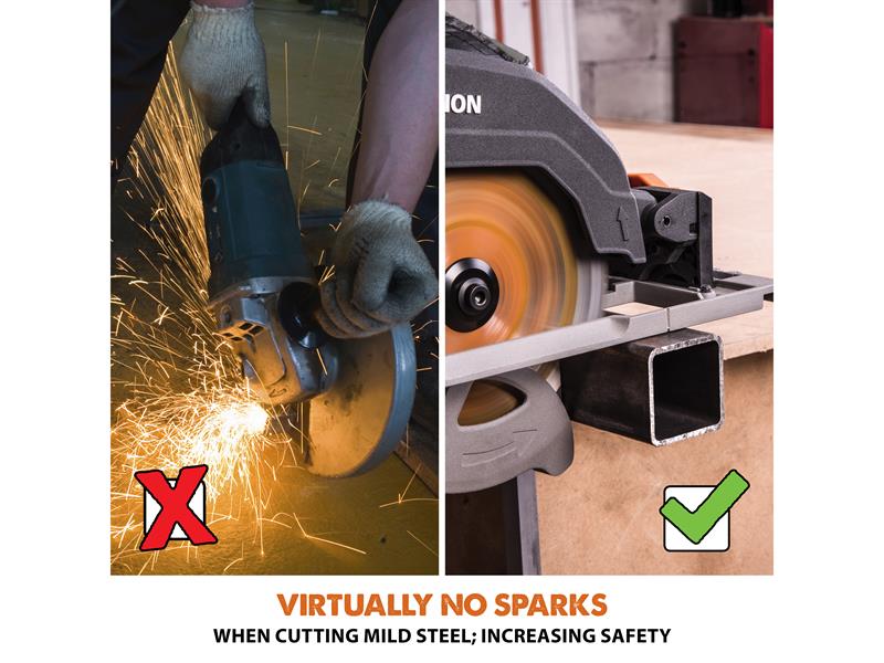 Evolution R185CCSX Circular Track Saw Kit 185mm 1600W 240V EVL185CCSXP
