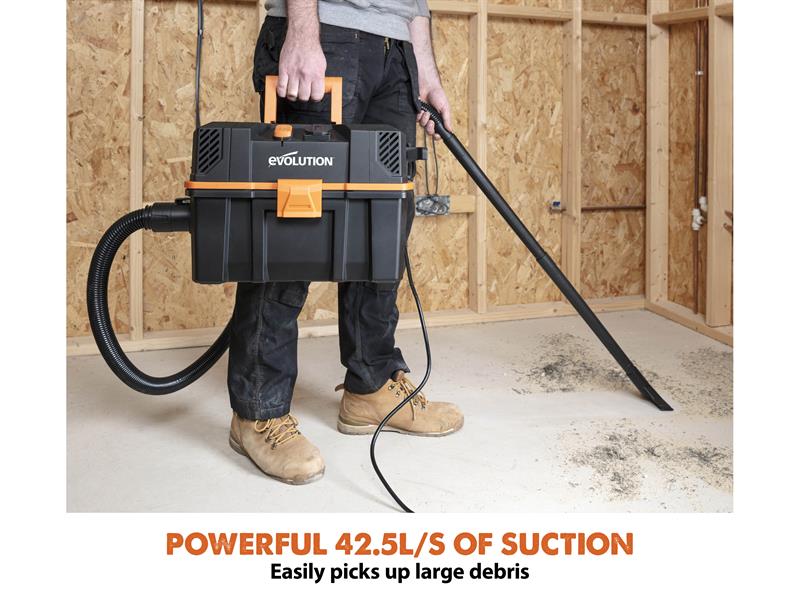 Evolution R15VAC L Class Wet & Dry Vacuum 1000W 240V EVLR15VAC
