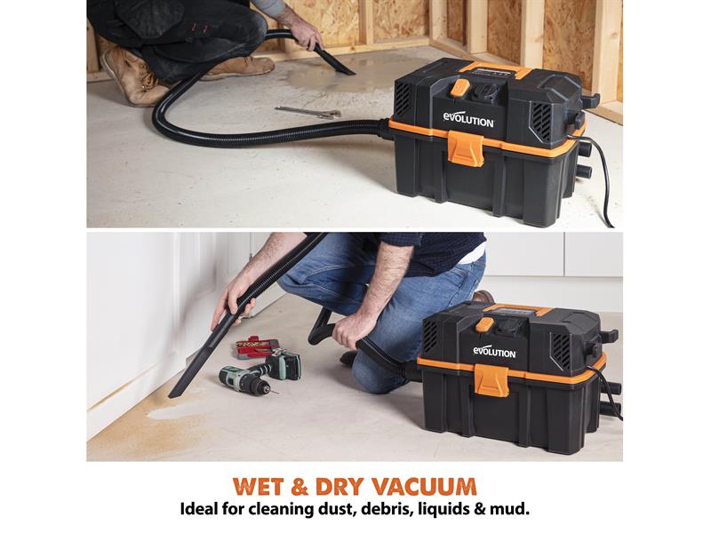 Evolution R15VAC L Class Wet & Dry Vacuum 1000W 240V EVLR15VAC