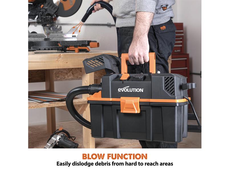 Evolution R15VAC L Class Wet & Dry Vacuum 1000W 240V EVLR15VAC