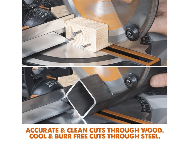 Evolution R185CMS-Li EXT Compound Mitre Saw 18V Bare Unit EVLR185CMSN