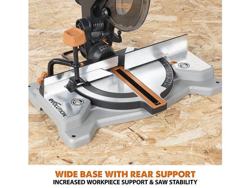Evolution R185CMS-Li EXT Compound Mitre Saw 18V Bare Unit EVLR185CMSN