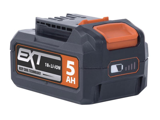 Evolution Battery 18V 5.0Ah Li-ion Cells 10 Charge Time 60 min R18BAT-Li5 EXT
