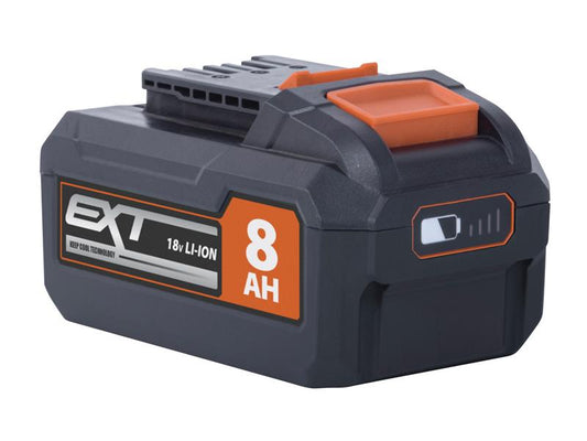Evolution Battery 18V 8.0Ah Li-ion Cells 10 Charge Time 95 min R18BAT-Li8 EXT