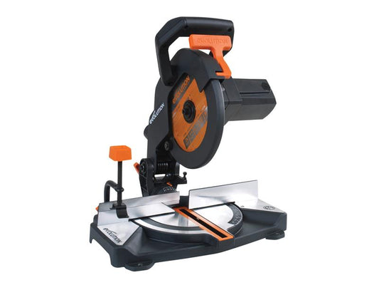 Evolution R210CMS Multi-Purpose Compound Mitre Saw 1200W 240V EVLR210CMS