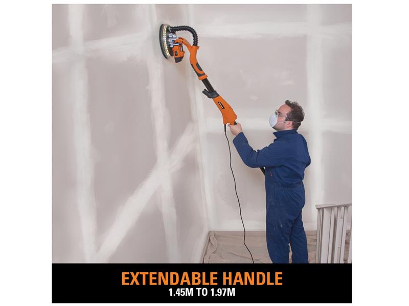 Evolution R225DWS Telescopic Dry Wall Sander 710W 240V EVLR225DWS