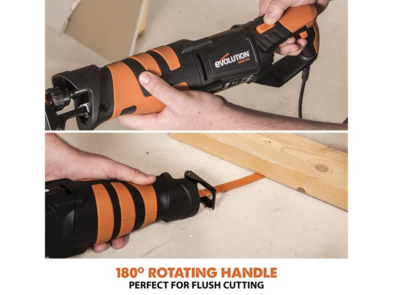 Evolution R230RCP Multi-Material Reciprocating Saw 850W 240V EVLR230RCP